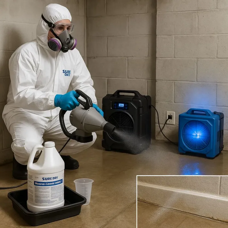 Sanitization and Odor Removal process in North Charleroi, PA