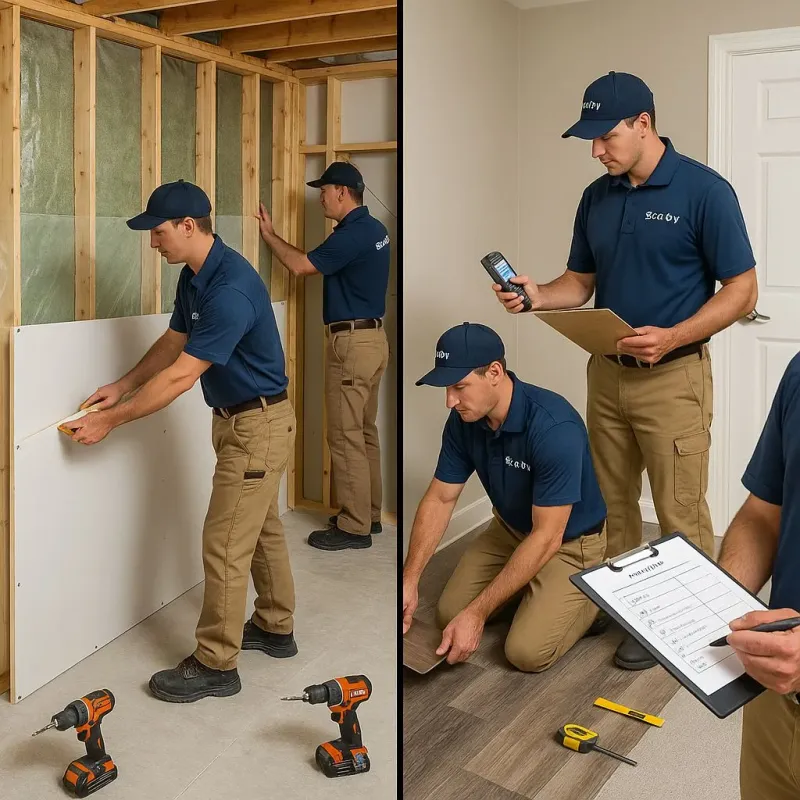 Repairs and Reconstruction process in North Charleroi, PA