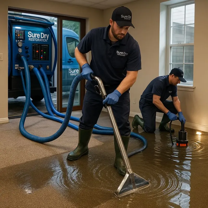 Water Extraction and Removal process in North Charleroi, PA